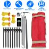 Tent Stakes Camping Hammer Tent Pegs Set Camping Accessories Kit with 9.84FT Reflective Ropes for Camping Hiking Canopy