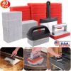 40Pcs Griddle Cleaning Kit for Blackstone with Grill Stone Griddle Scraper Griddle Brush with Stainless Steel Handle