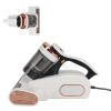 16000PA Double-Cup Bed Vacuum Cleaner 500W Mattress Handheld Vacuum Dust Mites Remover with Heating Function for Bed Sofa Rug