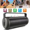 iRola Wireless Speaker Powerful Dual Subwoofer Stereo Bass Noise Cancelling w/Mic Aux-in for Camping Party
