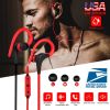 Wireless Headsets V4.1 Sport In-Ear Stereo Headphones Sweat-proof Noise Canceling Earphones Back-Headphone w/Mic Hands-free for Running Hiking Travel