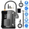 150PSI Cordless Tire Inflator with Car Charger Digital Air Compressor with LED Light Emergency Power Bank for Cars Motorcycles Bicycles Balls