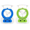 Desk Cooling Fan w/180°Adjustable LED Lamp Baby Stroller Fan Emergency Flashlight Torch for Household Camping Traveling