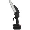Electric Mini Chainsaw Portable Handheld Cordless Small Chain Saw Battery Powered with 2Pcs 1200mAh Rechargeable Batteries 8in Chains Gloves Goggles f