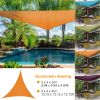 Shade Sail Patio Cover Shade Canopy Camping Sail Awning Sail Sunscreen Shelter Triangle Cover For Kindergarten Playground Outdoor