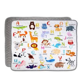 71x59IN Baby Play Mat Non-Slip Baby Crawling Mat Foldable Playpen Mat Machine Washable for Newborns Infants Babies Toddlers (Option: Animal_71_59IN)