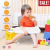 Travel Booster Seat Portable Baby Booster Chair w/ Detachable Tray Foldable Baby Chair Seat For Dining Camping Park Beach w/ Carry Bag