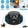360° Ultrasonic Mice Repellent Indoor Rodent Repeller Rat Squirrel Rodent Chaser with 3 Modes 2 Strobe Lights for Kitchen Warehouse