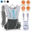 Sport Hydration Vest Running Backpack with 15oz 50oz Water Bladder Adjustable Strap Storage Bag for Trail Running Marathon Race Hiking