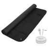 Grounding Mat For Desk Bed With 15FT Grounding Cord For Sleep Energy Pain Relief Indoor Conductive Grounding Mat Anti-Slip PU Leather Grounding Mattre