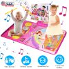 Baby Musical Mat With 55 Music Sounds Toddler Toys Floor Piano Keyboard Mat Drum Mat Carpet Educational Musical Learning Toy Infant Music Toy for 1 2