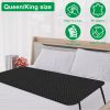 Grounding Mat For Desk Bed With 15FT Grounding Cord For Sleep Energy Pain Relief Indoor Conductive Grounding Mat Anti-Slip PU Leather Grounding Mattre