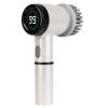 Electric Spin Scrubber Cordless Handheld Rechargeable Cleaning Brush With 5 Replaceable Heads IPX7 Waterproof 3 Speeds Handheld Spin Scrubber For Tub