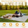 Portable Beach Blanket 4.6’ x 6.6’ Waterproof Foldable Camping Rug Pocket Sandproof Picnic Mat for Camping Picnic Hiking Grass Travel