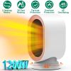 1200W Oscillating Electric Space Heater Mini Desk Heater with 2 Modes 3S Fast Heating Tip-over Overheat Protection for Home Office