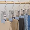 30 Pack Hanging Clips for Closet Multifunctional Clothes Pins Heavy Duty Space-saving Laundry Hooks for Boots Jeans Hats Towels Socks Pants Handbags T