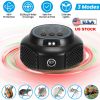 360° Ultrasonic Mice Repellent Indoor Rodent Repeller Rat Squirrel Rodent Chaser with 3 Modes 2 Strobe Lights for Kitchen Warehouse
