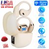 Wireless V5.4 Open Ear Earbuds with Earhook LED Display Charging Case IPX5 Waterproof 300Hrs Standby Time Touch Control Stereo Sport Headphones for Wo