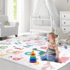 50x50IN Baby Play Mat Non-Slip Baby Crawling Mat Foldable Playpen Mat Machine Washable for Newborns Infants Babies Toddlers