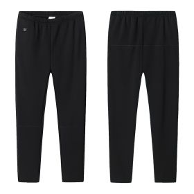 Winter Heated Pants for Men Women with 12 Heating Zones 5V USB Powered Heating Trouser with 3 Heating Levels Machine Washable for Outdoor Winter Activ (Option: L)
