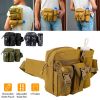 Tactical Waist Bag Utility Pouch Military Hiking Belt Bag w/ Water Bottle Pouch For Fishing Mountaineering Camping Hunting Running Outdoor