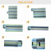 60" x 78" Waterproof Picnic Blanket Handy Mat with Strap Foldable Camping Rug for Camping Hiking Grass Travelling