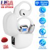 Wireless V5.4 Open Ear Earbuds with Earhook LED Display Charging Case IPX5 Waterproof 300Hrs Standby Time Touch Control Stereo Sport Headphones for Wo