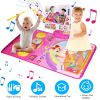 Baby Musical Mat With 55 Music Sounds Toddler Toys Floor Piano Keyboard Mat Drum Mat Carpet Educational Musical Learning Toy Infant Music Toy for 1 2