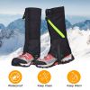Leg Gaiters Waterproof Snow Boot Gaiters Snow Legging Shoe Gaiters Leg Cover for Walking Hunting Mountain Climbing Snowshoeing