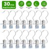 30 Pack Hanging Clips for Closet Multifunctional Clothes Pins Heavy Duty Space-saving Laundry Hooks for Boots Jeans Hats Towels Socks Pants Handbags T