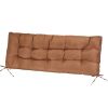 Bench Seat Cushion For Indoor Outdoor Furniture Non Slip Long Chair Cushion with Ties Strap Waterproof Swing Cushion 51.18x19.68IN For Garden Patio Ba