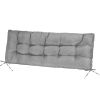 Bench Seat Cushion For Indoor Outdoor Furniture Non Slip Long Chair Cushion with Ties Strap Waterproof Swing Cushion 51.18x19.68IN For Garden Patio Ba
